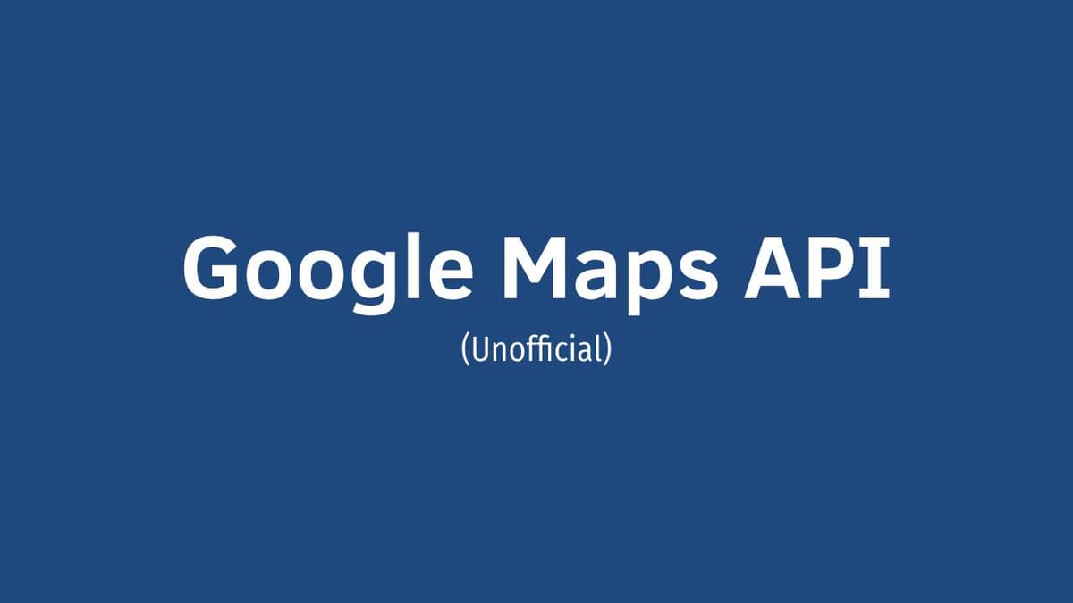 Google Maps API (in progress)